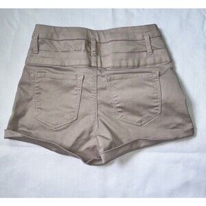 Refuge Women's High Rise Button Fly & Zip Shorts Size 2 Dusty Pink color Y2k